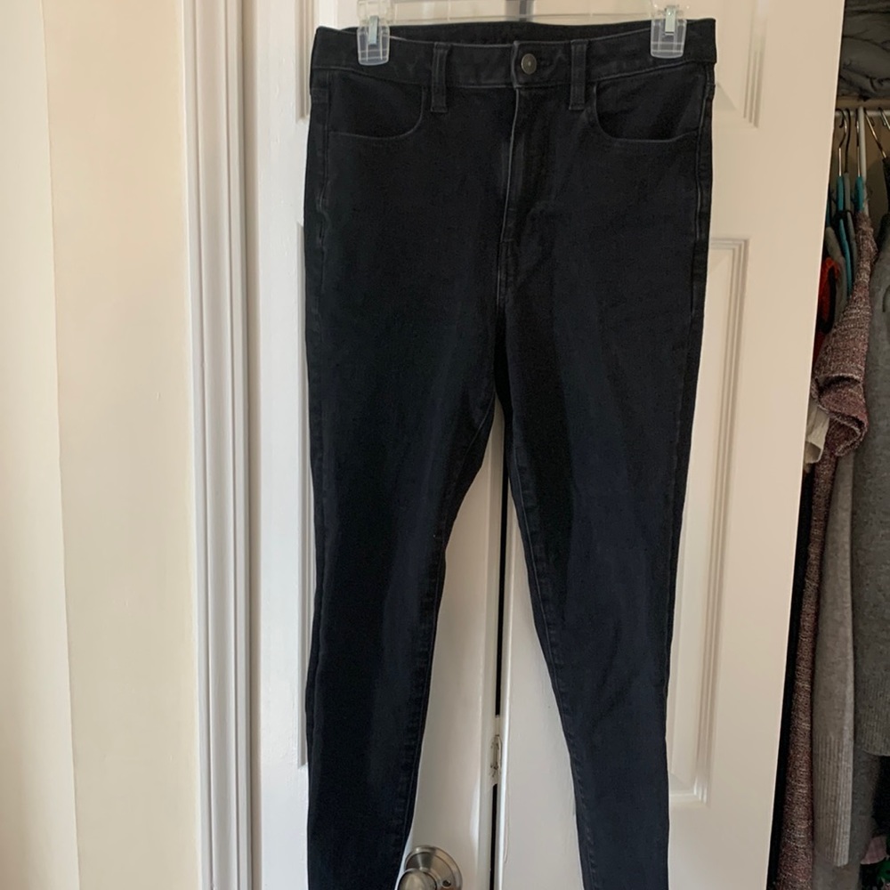 Black American eagle jeans